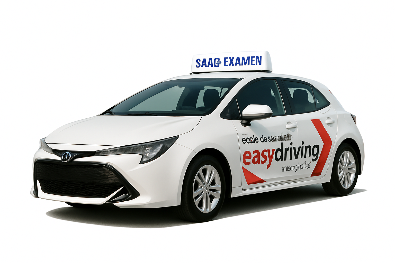 Car rental for SAAQ road test